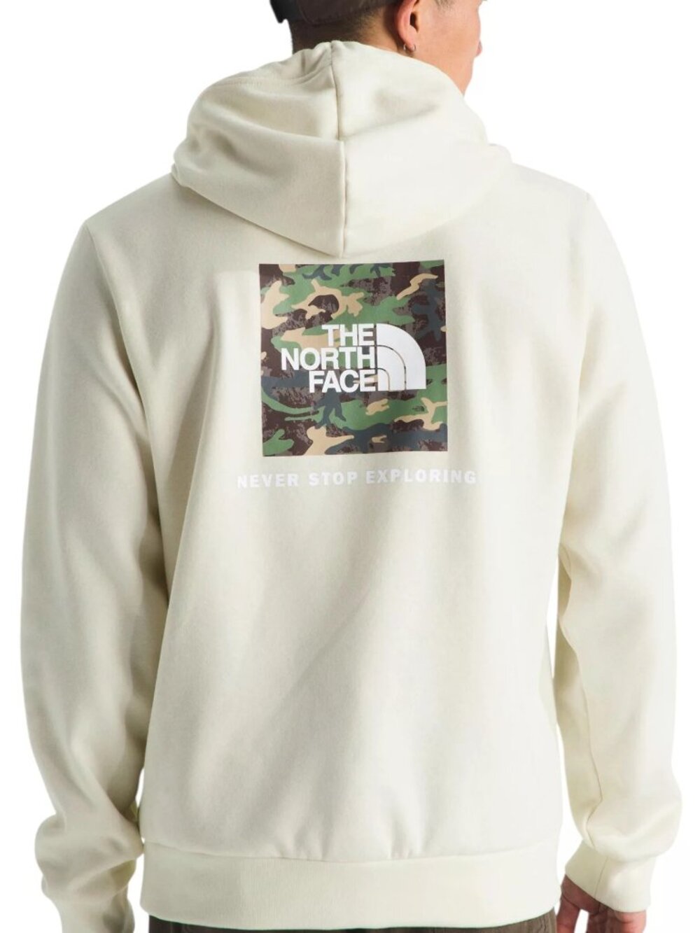 The North Face Men's Evolution Box NSE Hoodie - Size: M - Color: White Dune